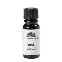 Rød slikfarve - 10 ml.