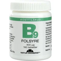 Folsyre Økonomikøb 400 µg - 180 tabletter