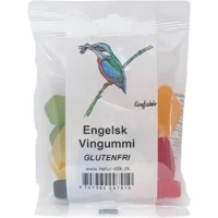 Engelsk vingummi - Glutenfri - 80 gram