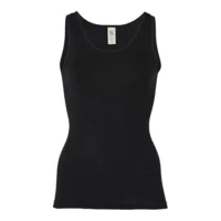 Top, uld/silke, Black, str. 34/36