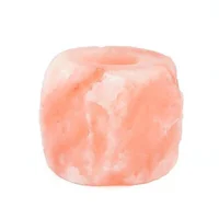 Himalaya salt fyrfadslysestage pink 500-900g - 1 stk