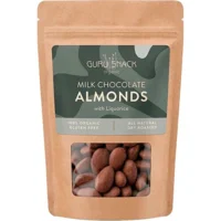 Mandler m. hvid chokolade & lakrids Ø - 100 gram