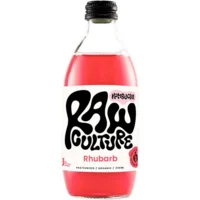 Raw Culture Rhubarb Kombucha Økologisk | 330 ml