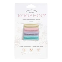 Hårelastikker Pastel Blooms plastikfri 12 stk