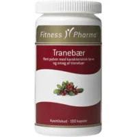 Tranebærkapsler Fitness Pharma - 100 kapsler 