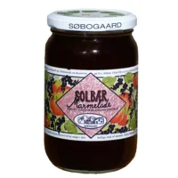 Solbærmarmelade sødet m.æble Øko. - 400 gram