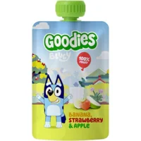 Goodies Bluey banana, strawberry & apple smoothie - 100 gram