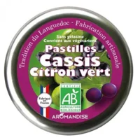 Pastiller m. solbær & lime Øko. - 45 gram
