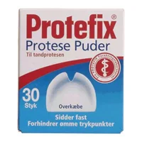 Protefix overkæbe protese puder 30 stk