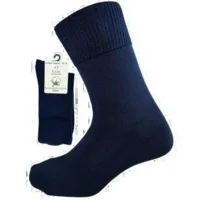 Cotton - Diabetic & Comfort sock, Mørkeblå