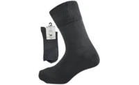 Cotton - Diabetic & Comfort sock, Grå, Str. 35-38 - 1 par