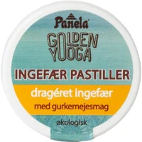 Ingefær pastiller m. gurkemejesmag Øko. - 30 gram