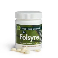 Folsyre - 400 mcg. - 90 tabl.