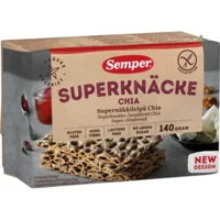 Knækbrød m. chia - 140 gram