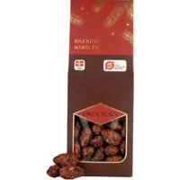 Brændte Mandler i æske Økologisk - 80 gram