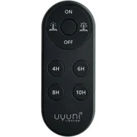 Remote Control Oval Black - 1 stk