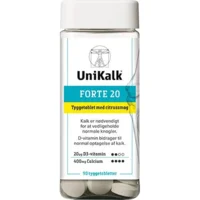 UniKalk Forte 20 tyggetablet - 90 tabletter