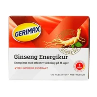 Gerimax Ginseng Energikur - 120 tabletter