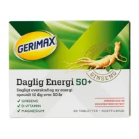 Gerimax Dalig Energi 50+ - 80 tabletter