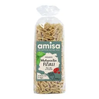 Fuldkornsris Fusilli pasta Økologisk - 500 gram