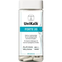 UniKalk Forte 20 - 180 tabletter
