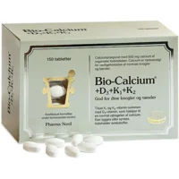 Bio-Calcium+D3+K1+K2 - 120 tabletter
