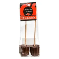 Mørk 72% chokolade dyppere 2 stk Økologisk - 50 gram