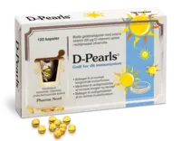 D-Pearls 20 mikrgram - 120 kapsler