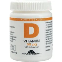 Mega D-3 vitamin 35 mcg. - 180 tabletter.