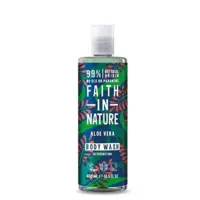 Faith in Nature økologisk aloe vera shower gel/skumbad - 400 ml.
