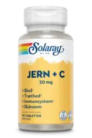 Solaray Jern + C - 90 tabletter