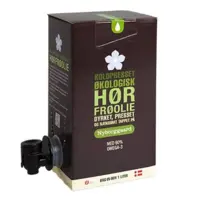 Nyborggaard Hørfrøolie økologisk - Bag-In-Box 1 liter