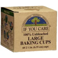 Bageforme large ubleget 100% nedbrydelig - 60 stk