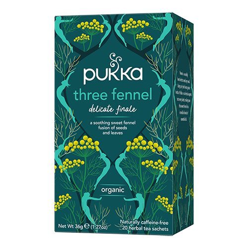 Billede af Pukka Three fennel te Øko. - 20 breve hos Duft og Natur