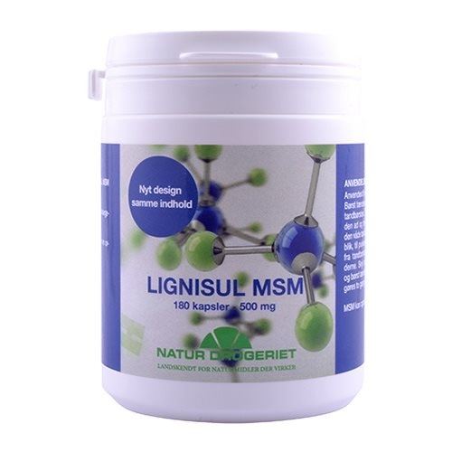Billede af MSM kapsler 500 mg Til kosmetisk brug 180 kapsler
