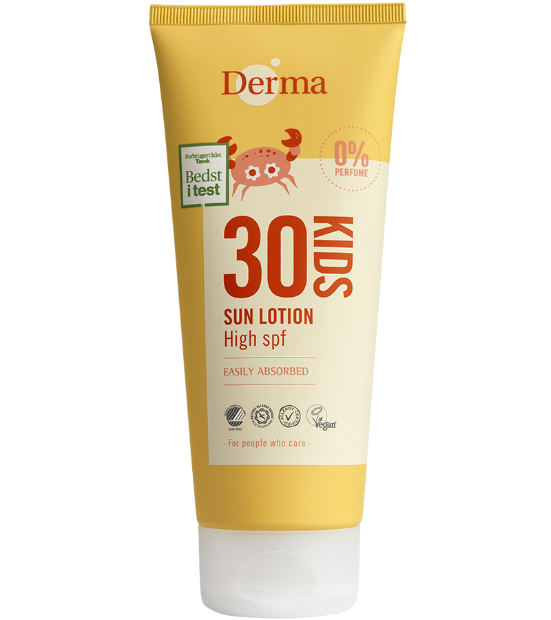 Billede af Derma kids sollotion SPF 30 - 200 ml.