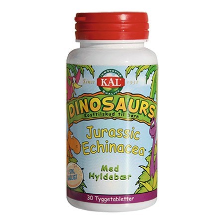 Billede af DinoSaurs Echinacea m/hyldebær - 30 tabletter hos Duft og Natur