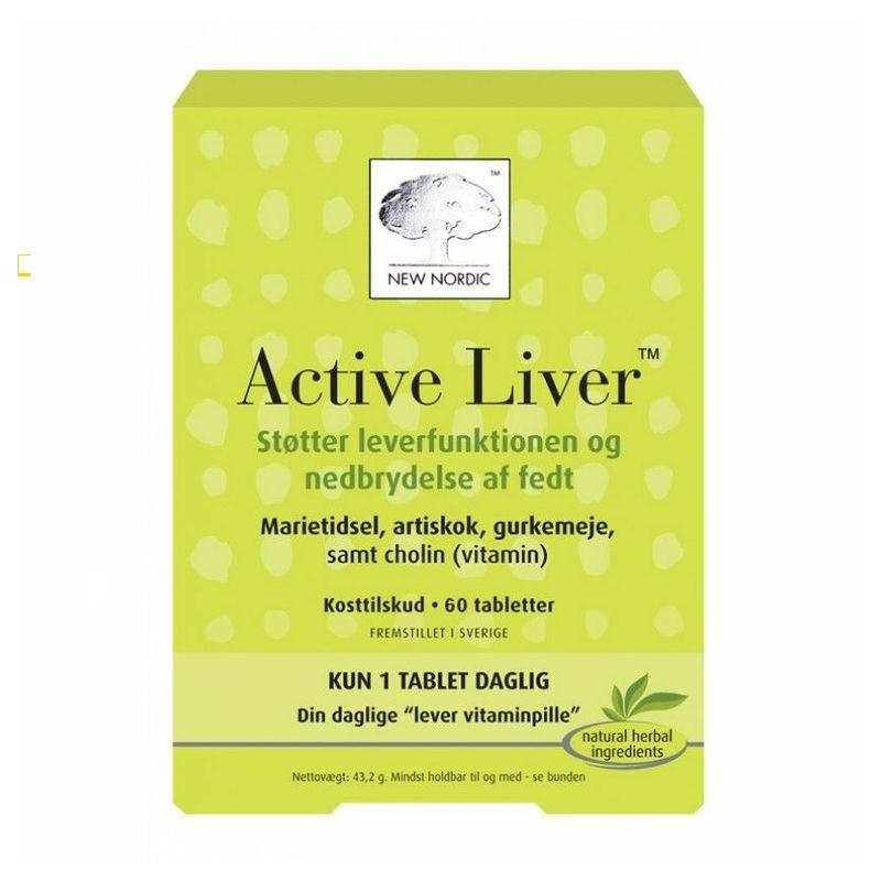 Billede af Active Liver - 60 tabletter hos Duft og Natur