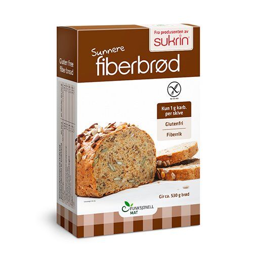 Se Fiberbrød glutenfri - 250 gram hos Duft og Natur