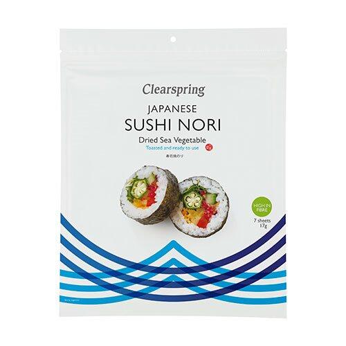 Se Nori Sushi Plader - ristet - 17 gram hos Duft og Natur