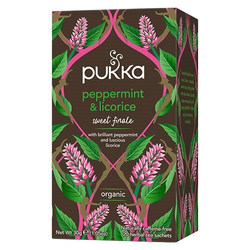 Se Pukka te Peppermint & Licorice te - 20 breve hos Duft og Natur