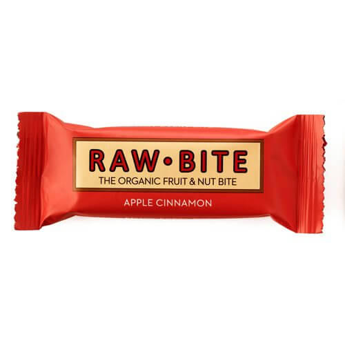 Rawbite Apple Cinnamon frugt- og nøddebar - 50 gram