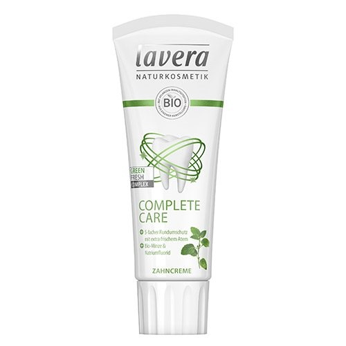 Se Lavera Basis Sensitiv Flour tandpasta - 75 ml. hos Duft og Natur