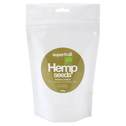 Hampe frø afskallede Hemp Seed Øko. - 200 gram