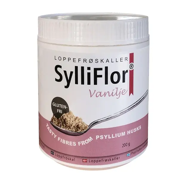 Se SylliFlor Vanilje loppefrøskaller 200 gram hos Duft og Natur