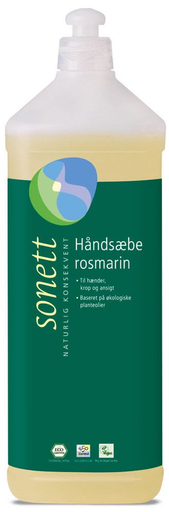 Billede af Sonett Håndsæbe rosmarin - 1 ltr