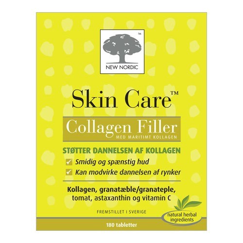 Billede af Skin Care collagen filler - 180 tabletter hos Duft og Natur