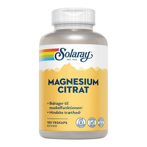 Billede af Magnesium Citrat Solaray 180 kapsler hos Duft og Natur