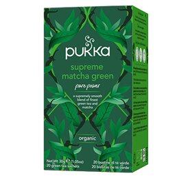 Pukka Supreme Green Matcha te Økologisk 20 breve