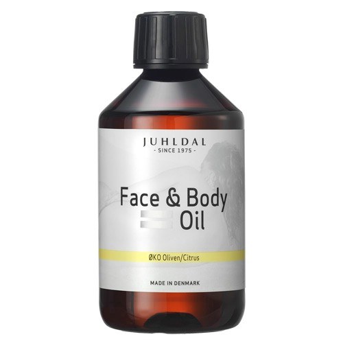Se Juhldal Face & Body Oil oliven/citrus - 250 ml. hos Duft og Natur